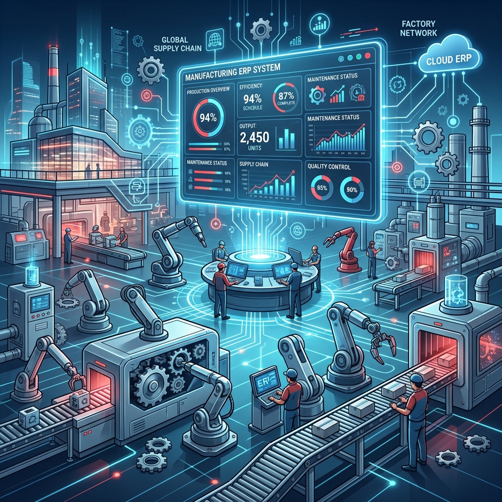 ERP System for Manufacturing Industry in Pakistan